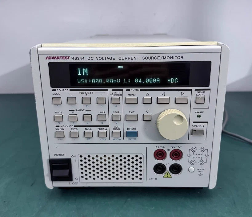 1pcs ADVANTEST R6244 DC voltage/curren t source/monitor by express P6569B YL