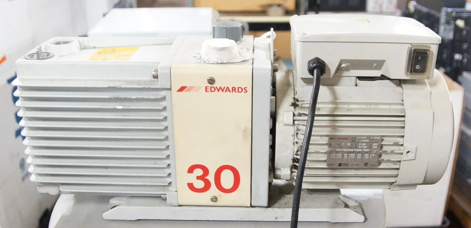 Edwards E2M30 Dual Stage Rotary Vane Mechanical Vacuum Pump