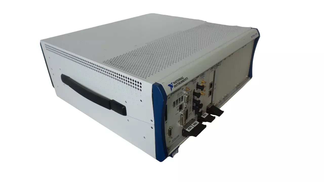 National NI PXIe-1075 Chassis with NI8180, NI8234, NI7965R, NI5610, NI5442