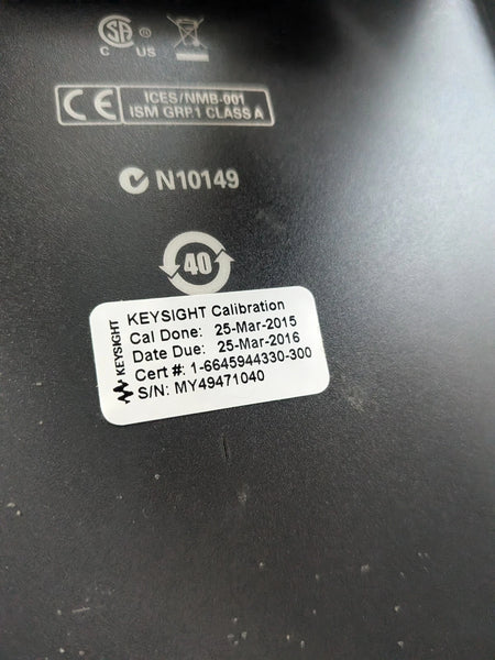 Keysight Agilent Fieldfox N9923A Vector Network Analyzer - Calibrated 6 GHz