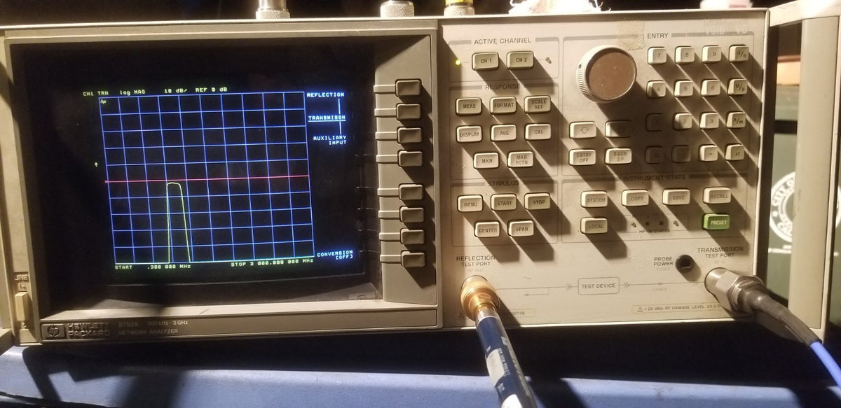 HP 8752A Vector Network Analyzer 3GHz 2 Port