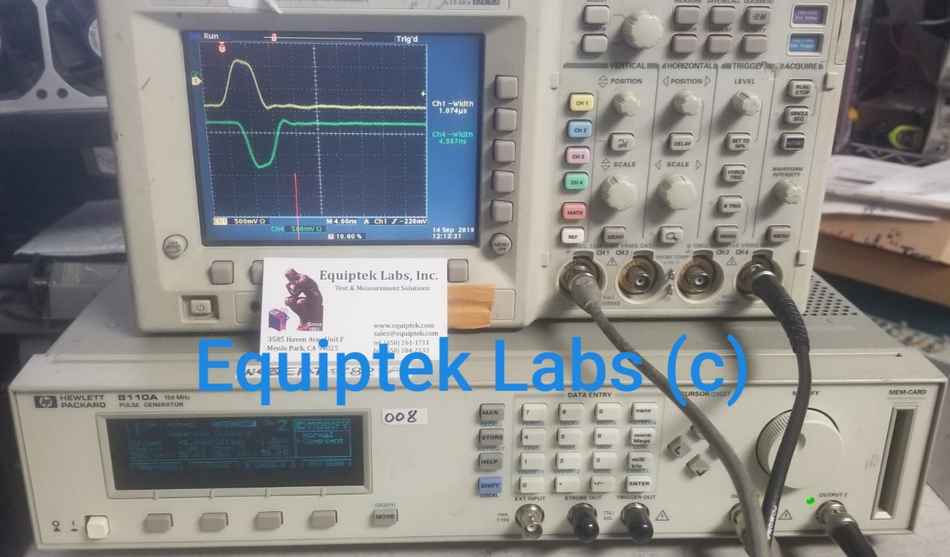 HP 8110A Pulse Pattern Generator 150 MHz