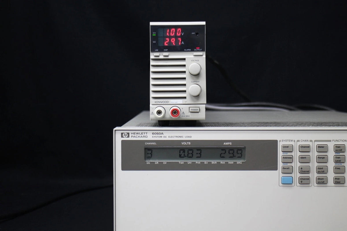 HP 6050A+60504A Electronic Load Mainframe with Three 60504A Units