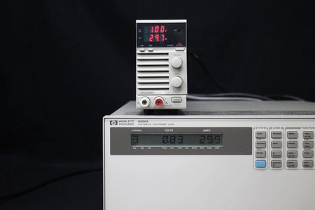 HP 6050A+60504A Electronic Load Mainframe with Three 60504A Units