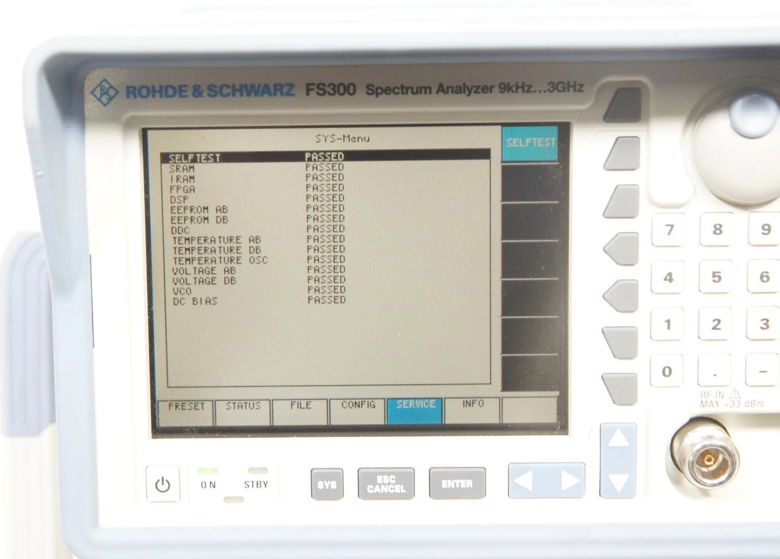 Rohde & Schwarz FS300 9kHz - 3GHz Spectrum Analyzer