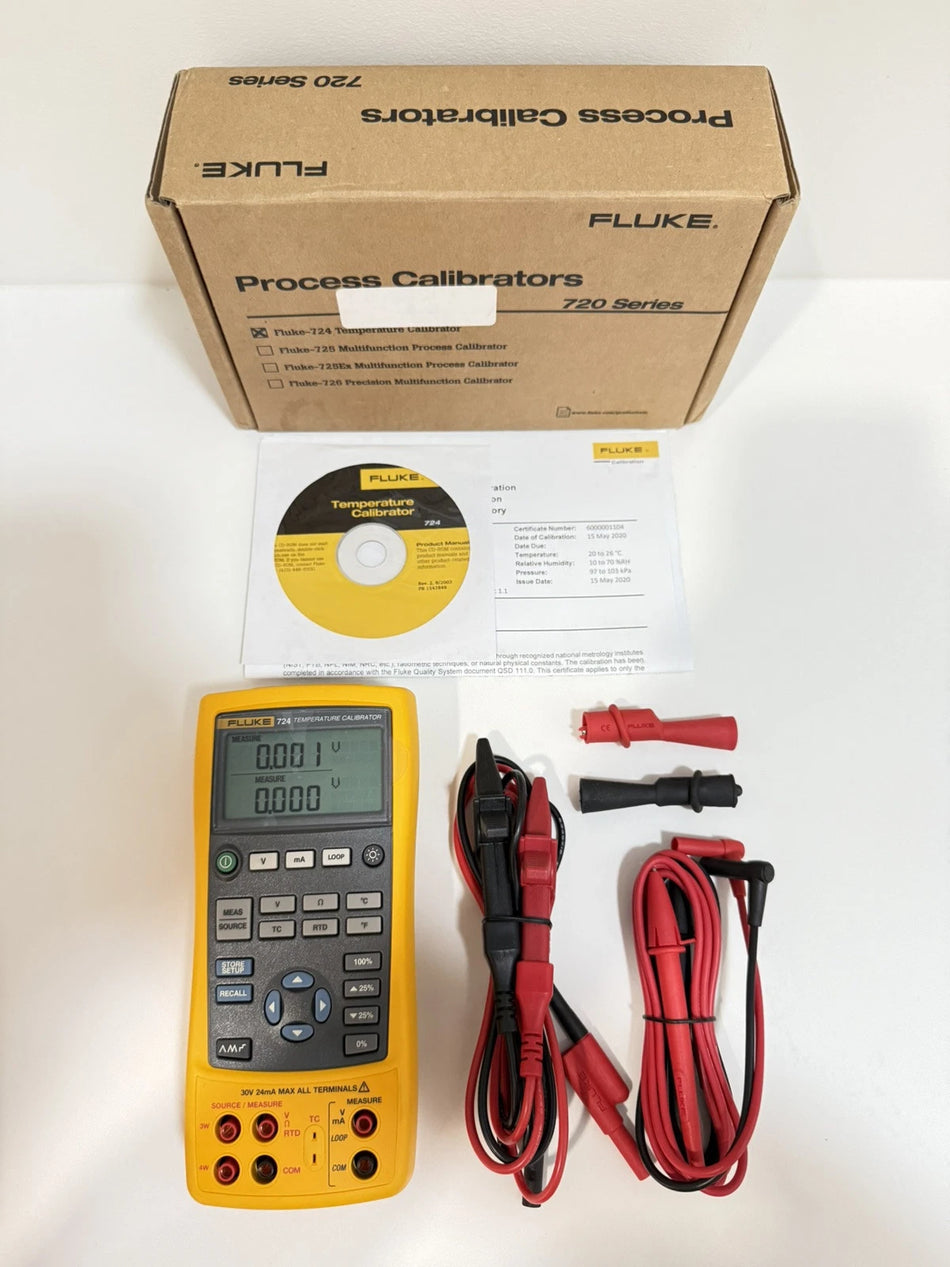 FLUKE 724 Temperature Calibrator Meter - Accurate and Reliable Calibration Tool