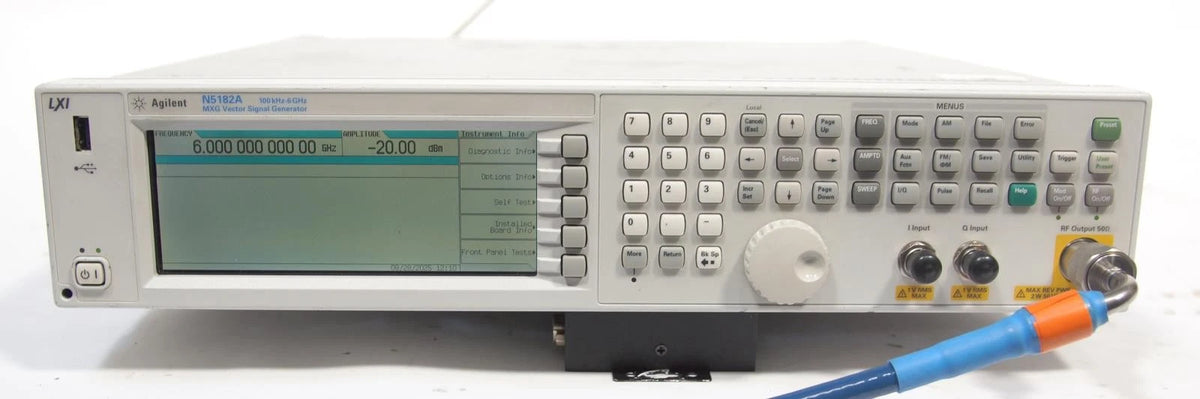 Agilent N5182A 6GHz MXG RF Analog Signal Generator OPT 006 019 099 654 ALB U01