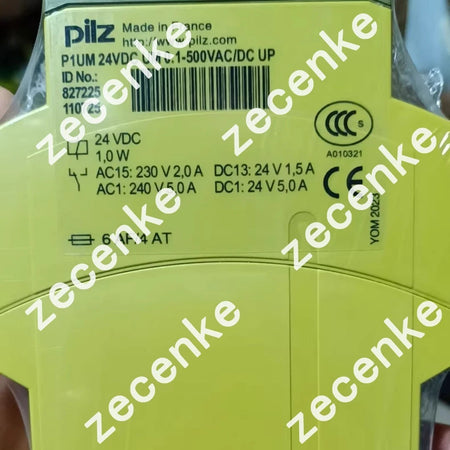 PILZ 827225 S1UM 24VDC Safety Relay 0.1-500VAC/DC Input Voltage