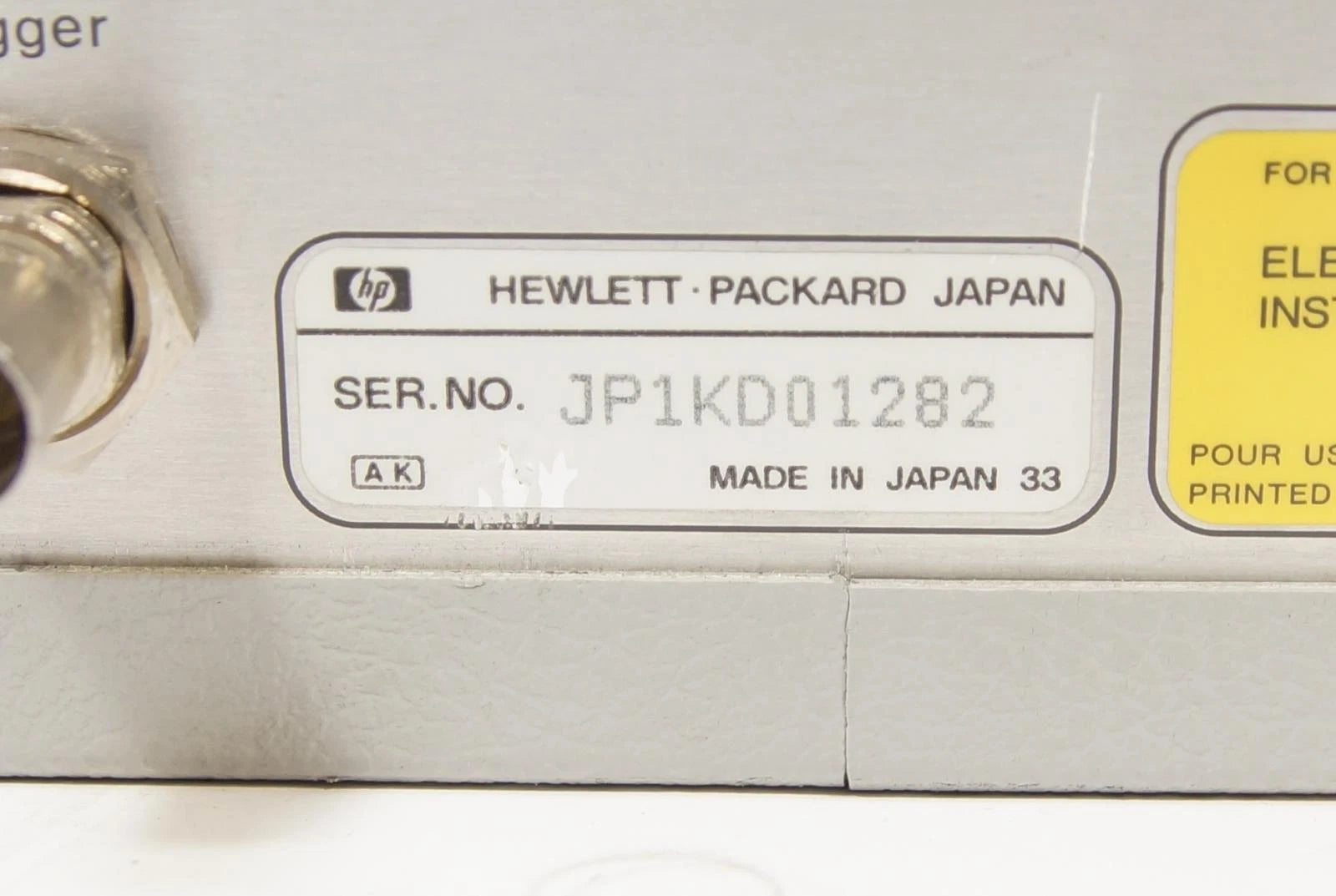 HP 4338B 1 kHz Milliohm Meter 1uA - 10mA AS-IS