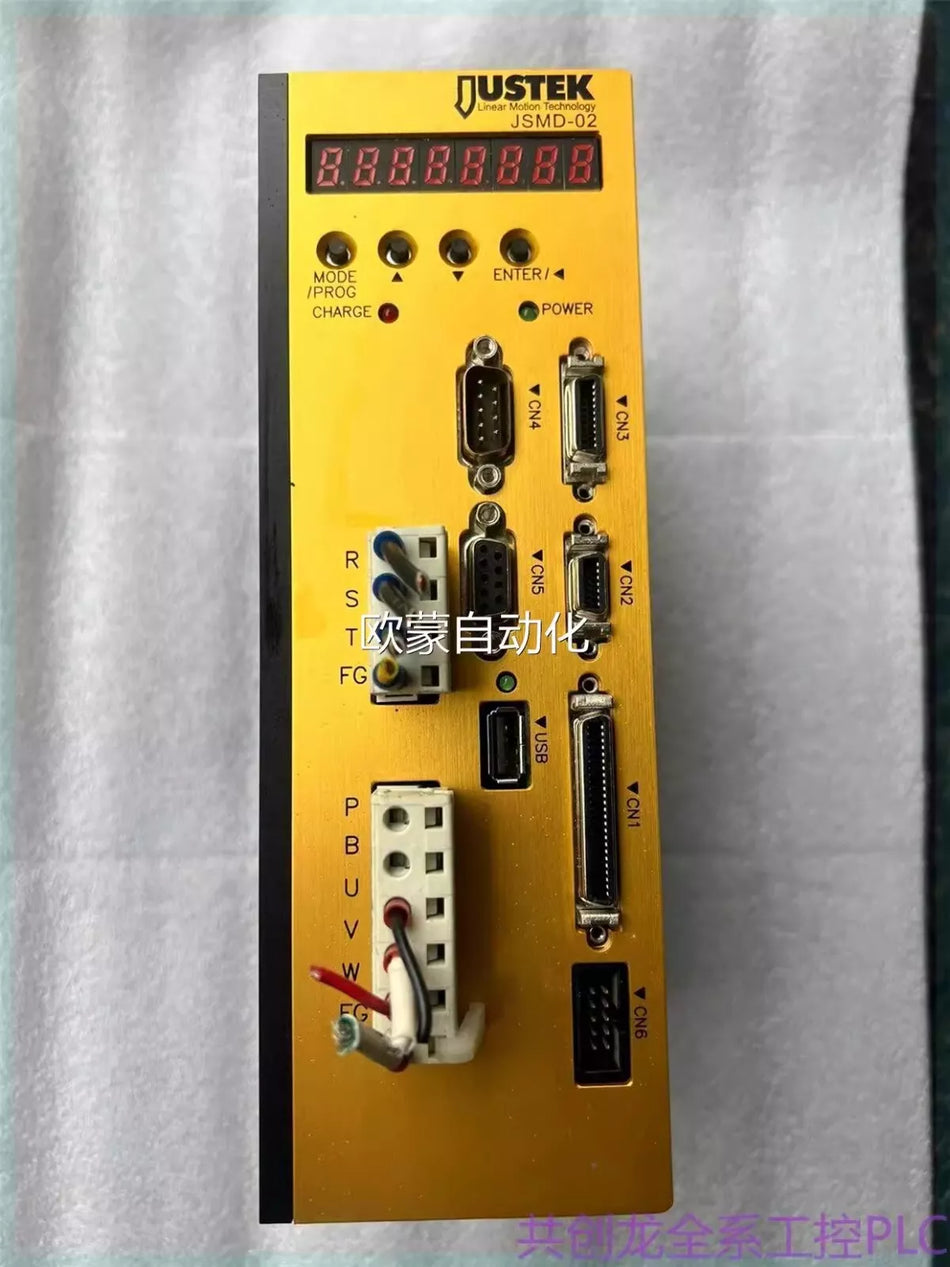 1PC USED JUSTEK servo driver JSMD-02 by DHL or FedEX #W446H WX