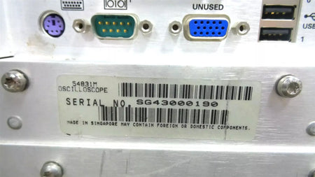 Agilent 54831M Infiniium Oscilloscope 600 MHz 4 GS/a
