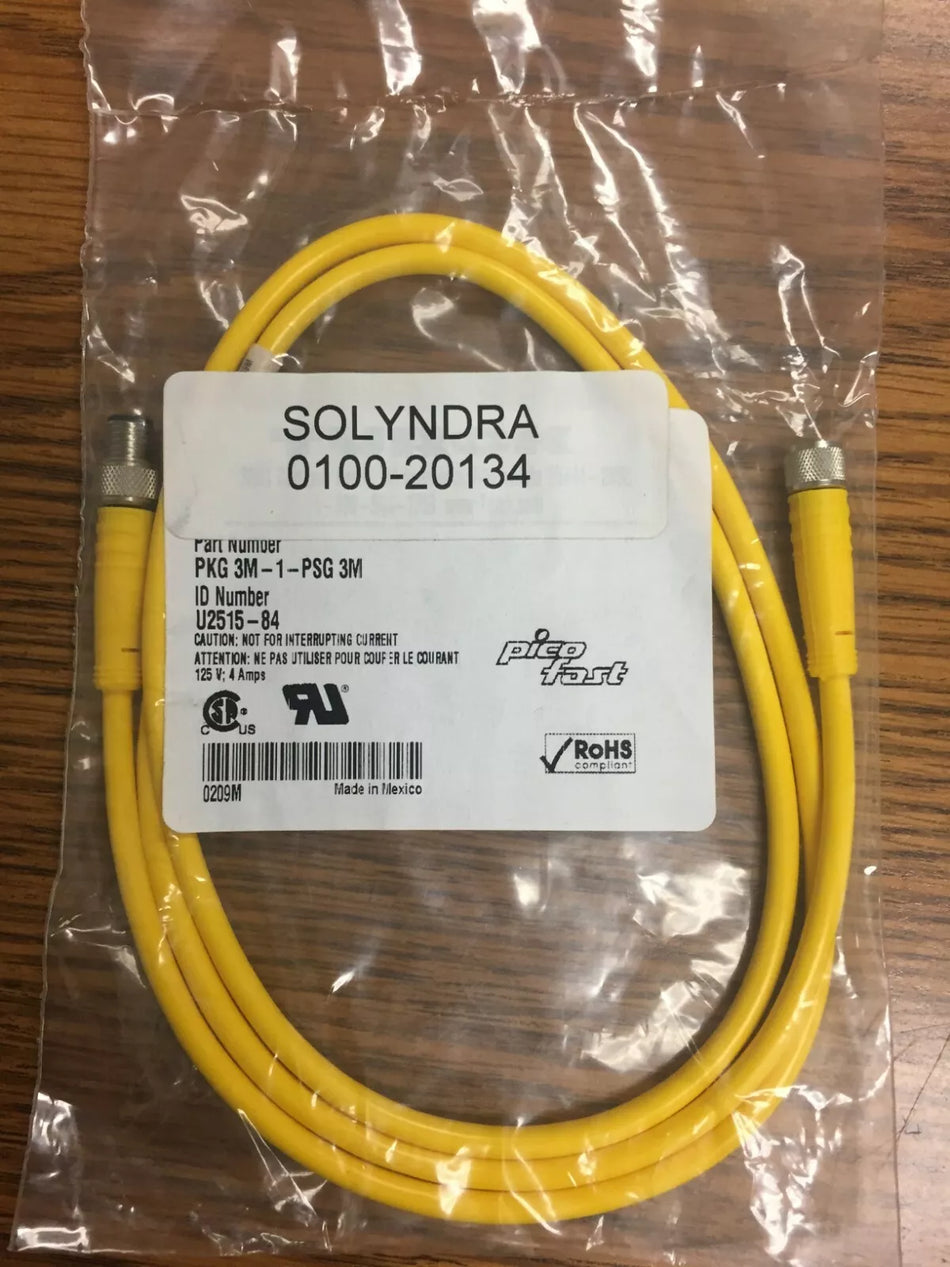 Turck PKG 3M-1-PSG 3M Sensor Cable 1M U2515-84 Cordset