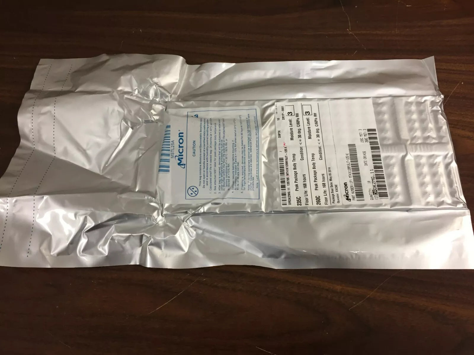 Micron MT41K128M16JT-125 XIT:K IC Dram 2G Parallel 96FBGA Pack of 10 pc