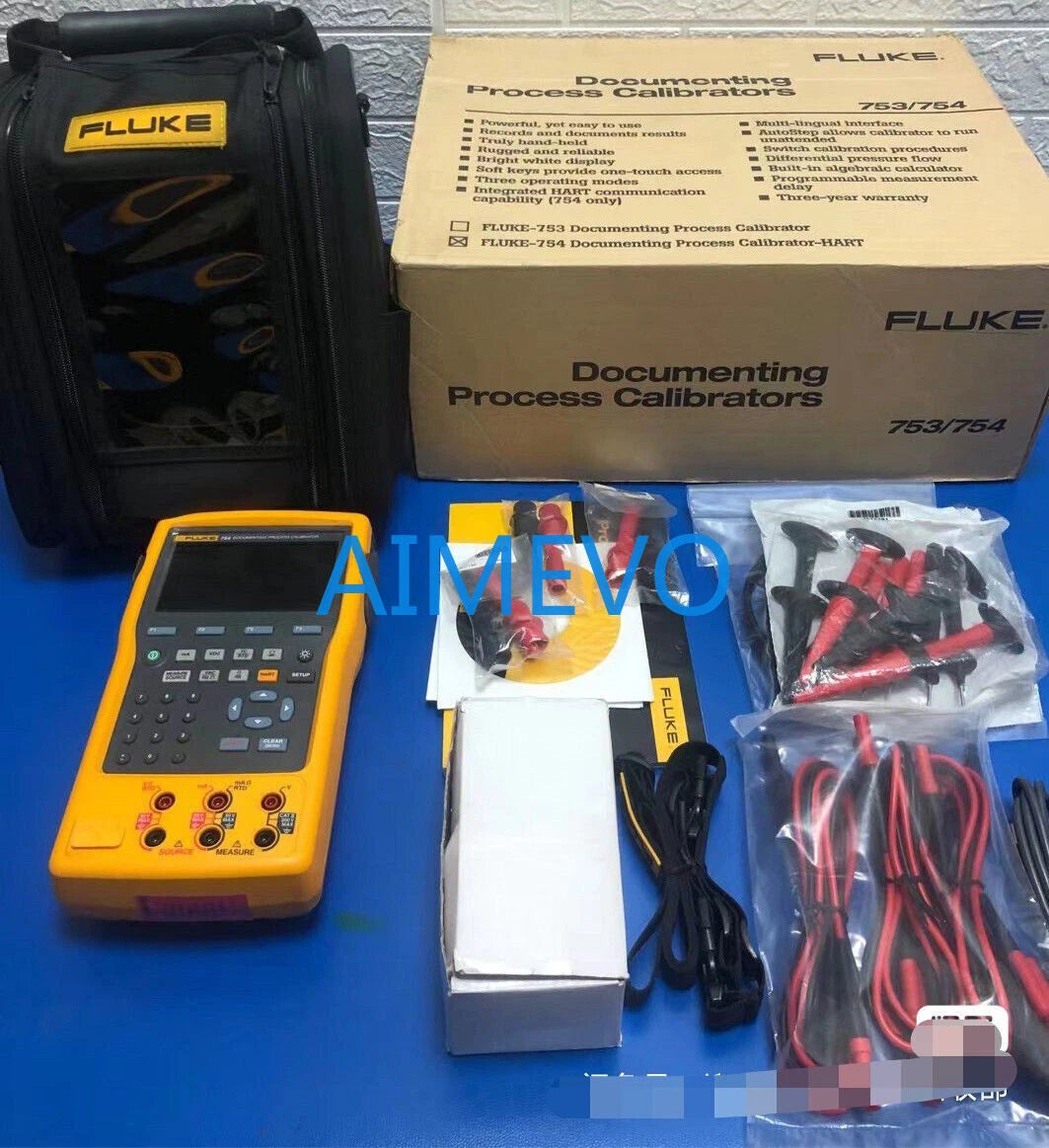Fluke 754 Documenting Multifunction Process Calibrator HART NIST Calibrated Data