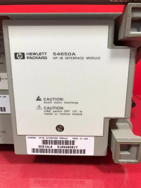 HP 54600A Oscilloscope 100MHz 2 channel S/N 3134A05715 - XG eqpt