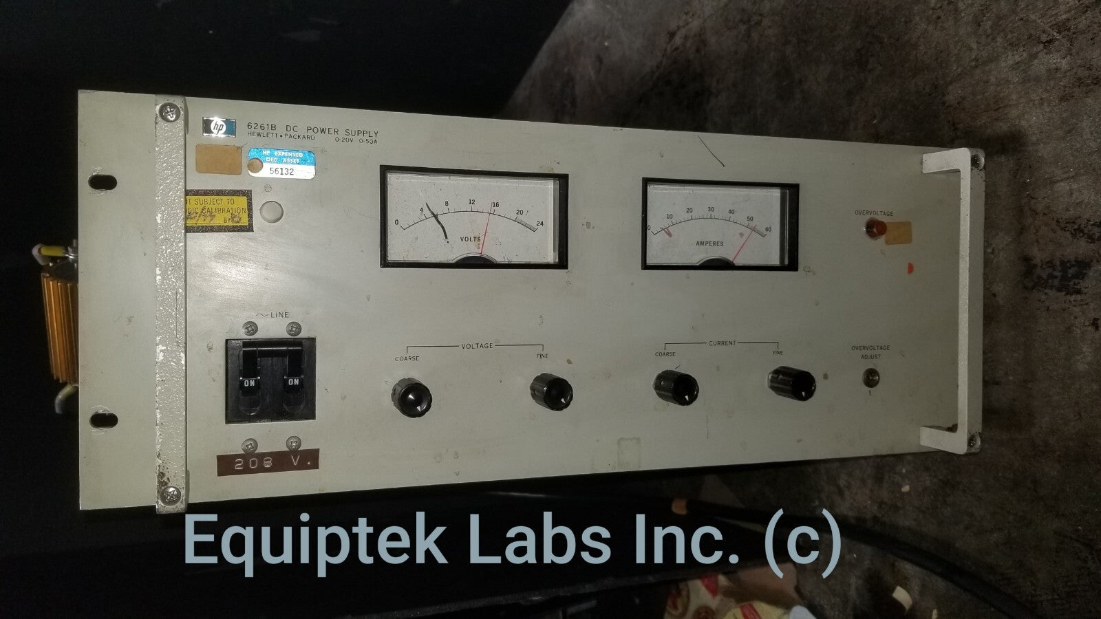 HP 6261B 20 V 50 Amp DC Power Supply