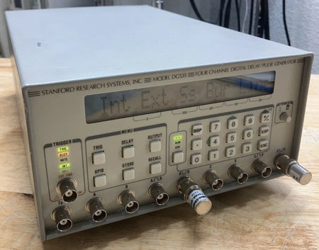 Stanford Research DG535 Delay / Pulse Generator OPT 01, 02, 03. Cal'd with data.