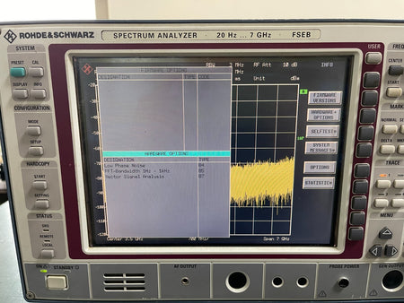 Rohde & Schwarz FSEB30 Spectrum Analyzer 20 Hz - 7 GHz , W/ FSE-B7_5642 - XG eqpt
