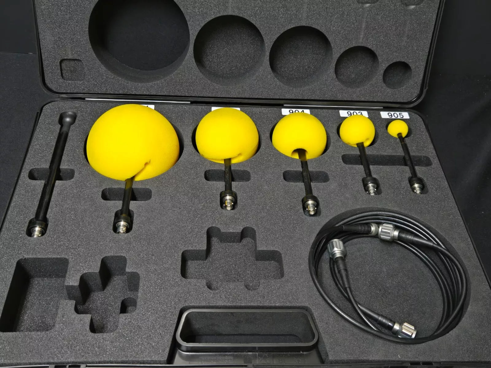 NoiseKen 01-00059A Field Probes Set with 03-00079A Yellow Probe Cover