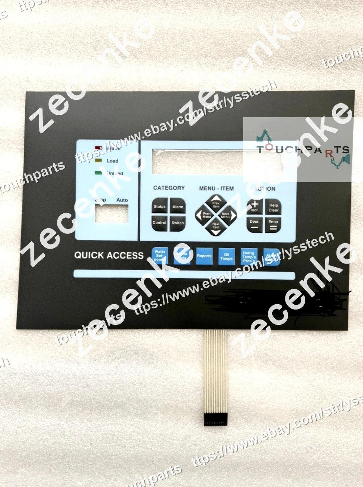 MC280 Keypad Membrane for McQuay MicroTech Quick Access Control Panel