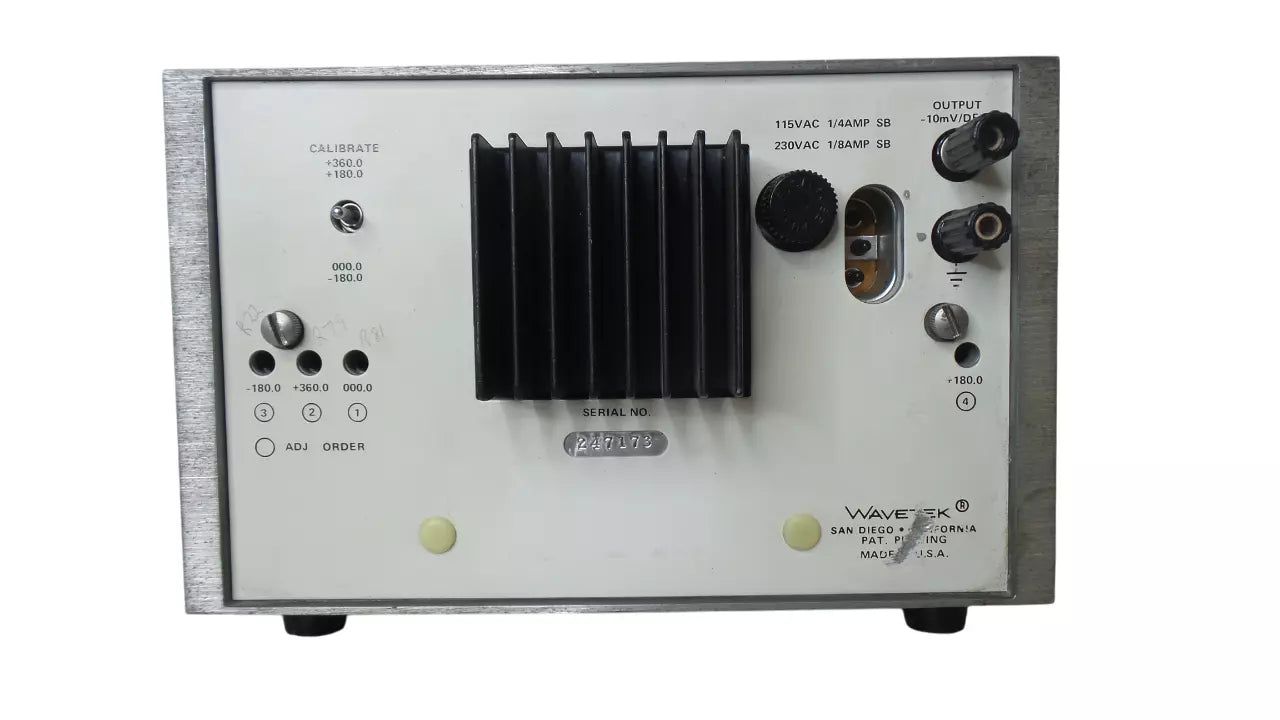 Wavetek Model 750 Phase Meter - Professional Precision Instrument
