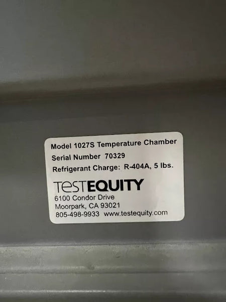 TestEquity 1027S Environmental Chamber, -73°C to +175°C, SN 70329