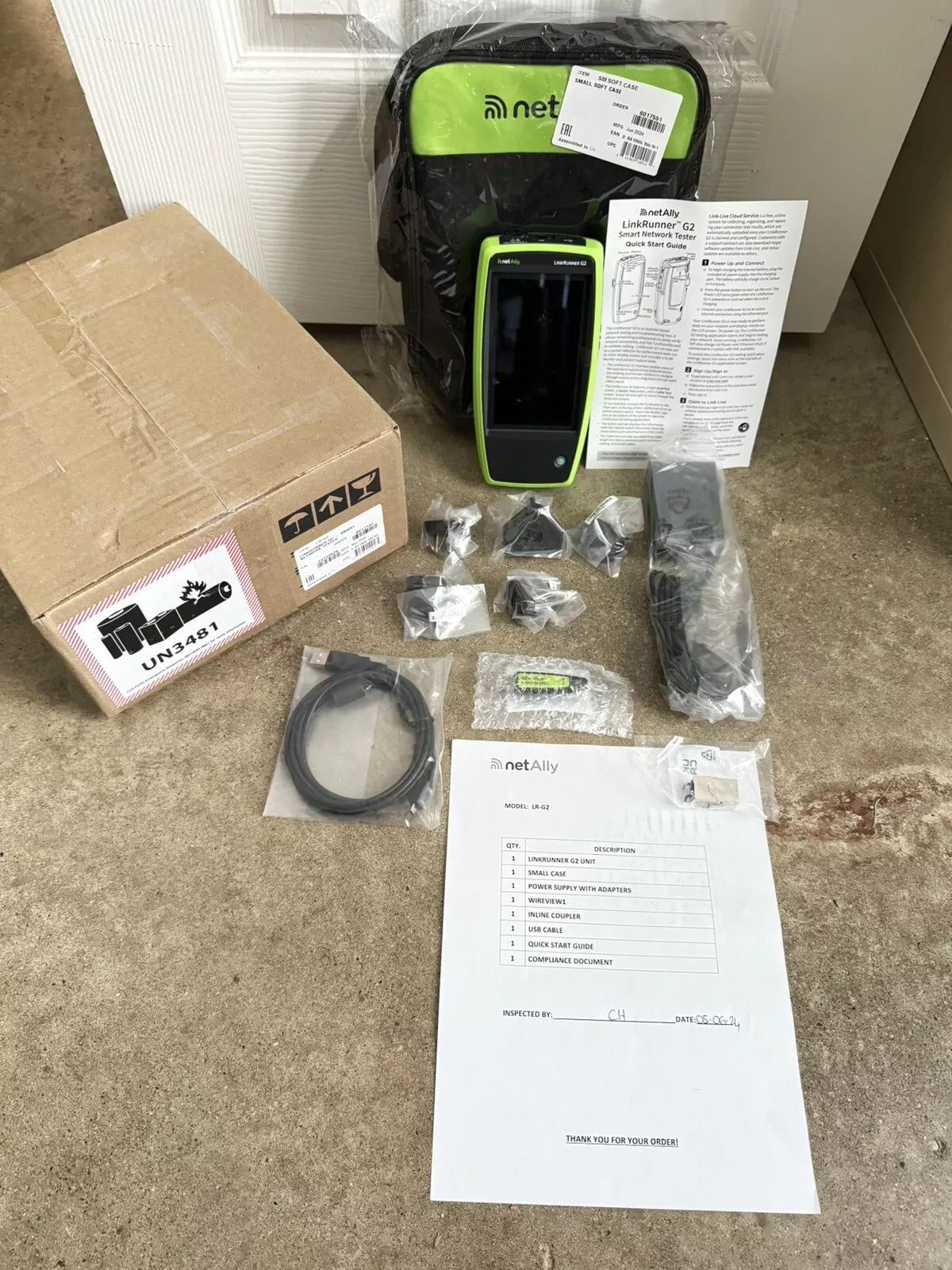NetAlly LinkRunner G2 Smart Ethernet & Network Testing Device LR-G2 (MFG2024)