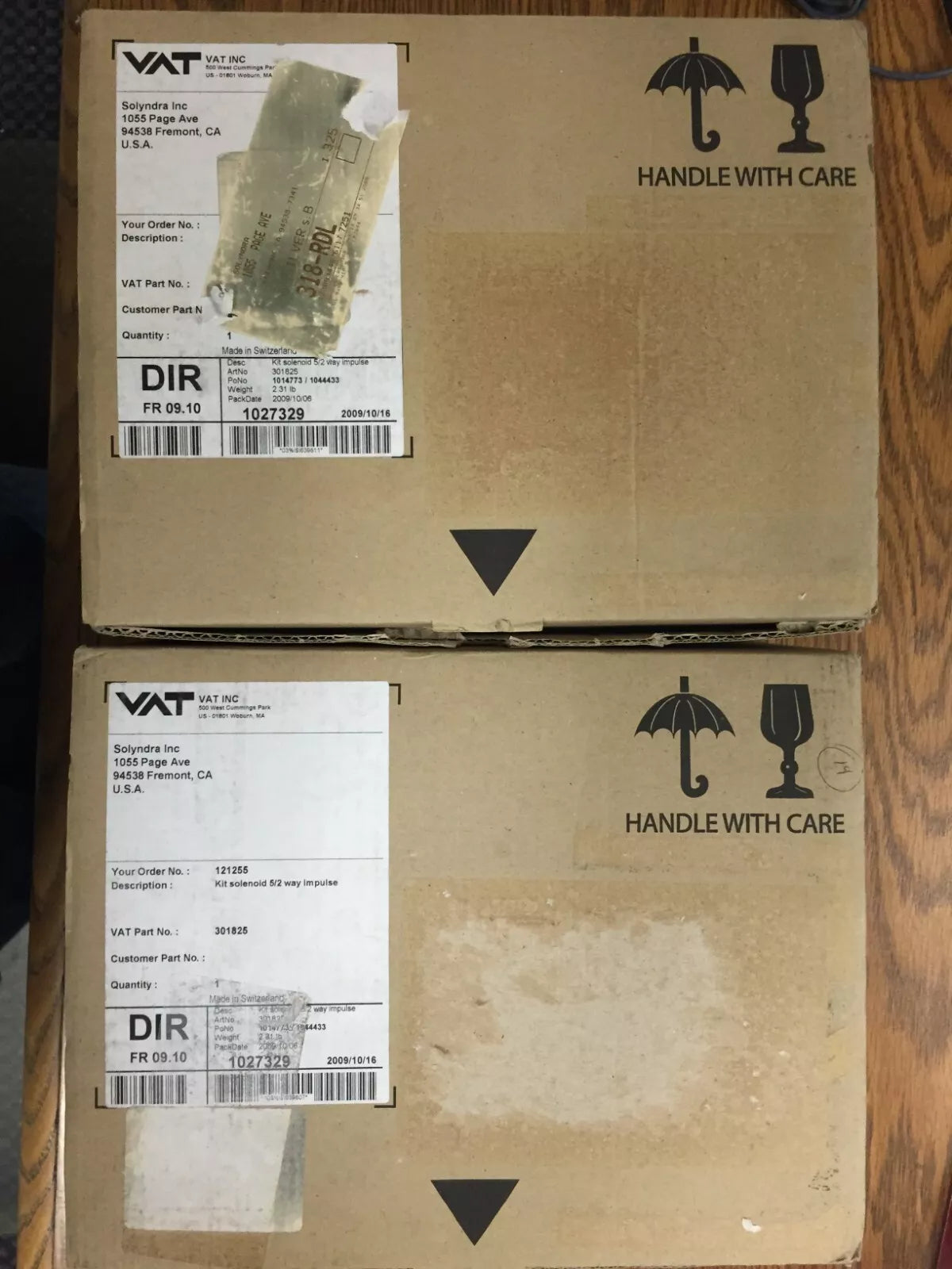 VAT 301825 Kit Solenoid: 5/2 Way Impulse