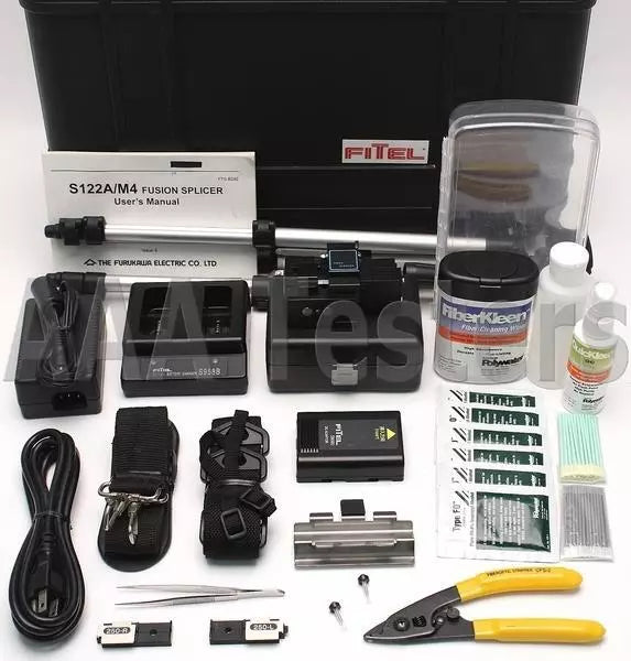 FiTeL S122A Handheld SM MM Fiber Fusion Splicer w/ USF-21C Cleaver S122
