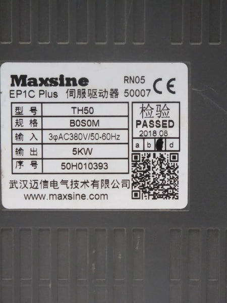 Maxsine EP1C Plus TH50 AC Servo Drive 380V - USED