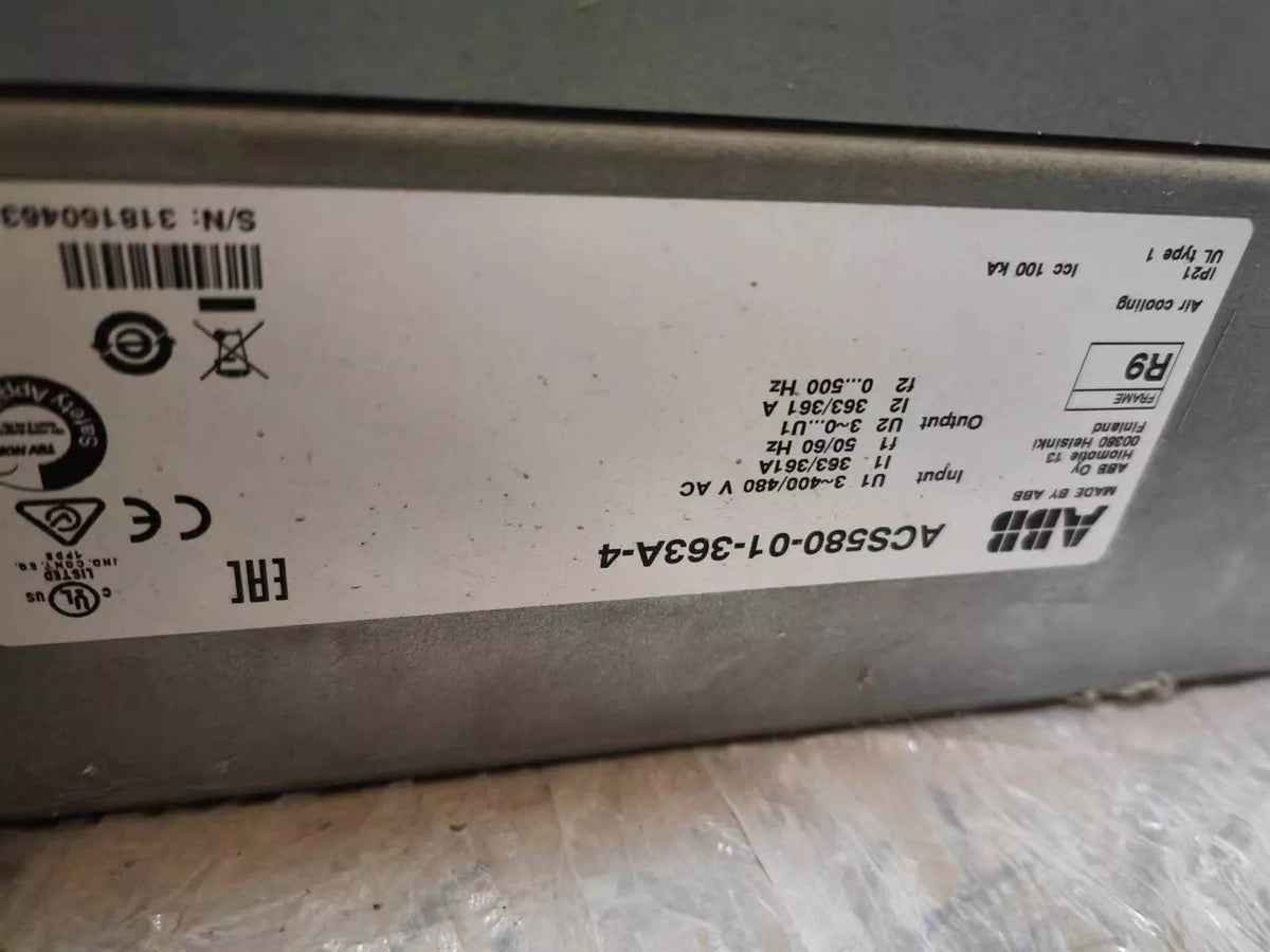 ABB ACS580-01-363A-4 Variable Frequency Drive