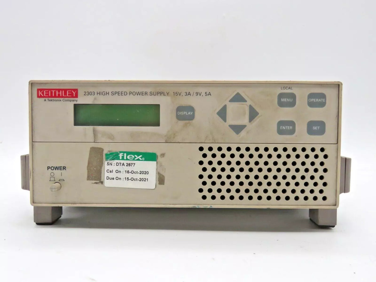 Keithley 2303 High Speed Power Supply 15V, 3A/9V, 5A