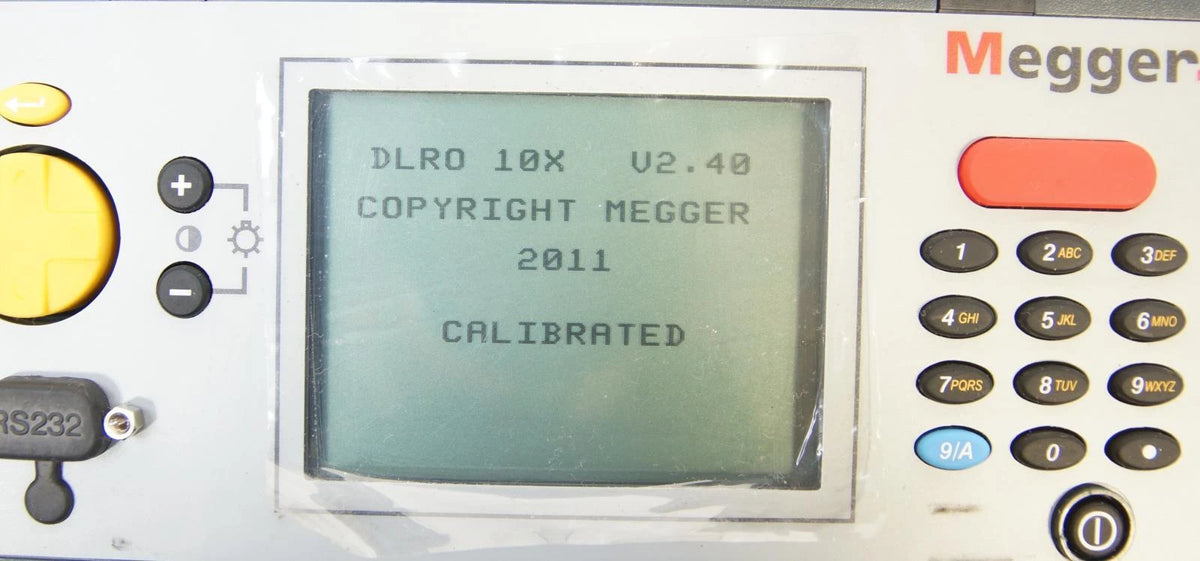 Megger DLRO 10X Digital Low Resistance Ohmmeter