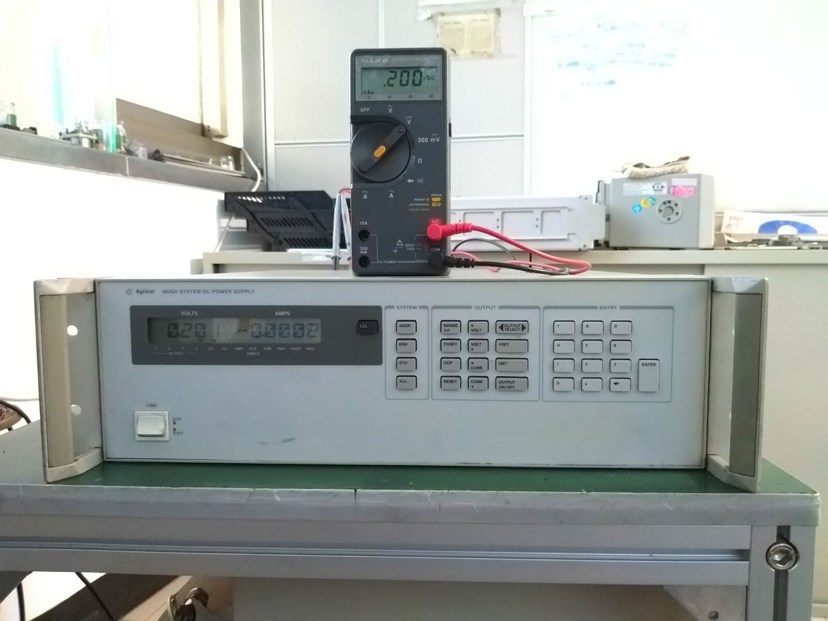 Agilent 6626A System DC Power Supply 100-240 acV , 0-50V , 0-2A , 50/60Hz , 4 Ch