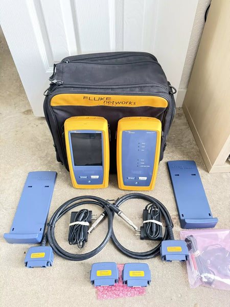 FLUKE Networks DSX-8000 Cable Certifier Tester Kit (Calibrated 2022)