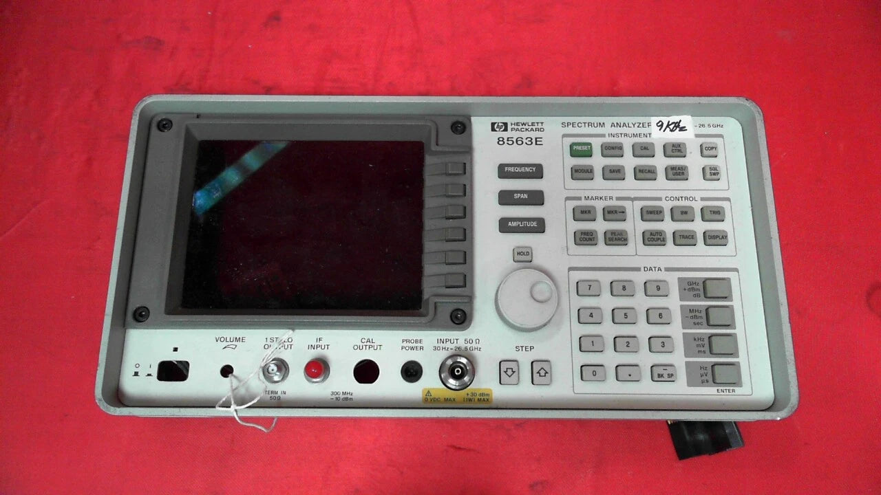 HP 8563E Front Panel Assembly for Spectrum Analyzer