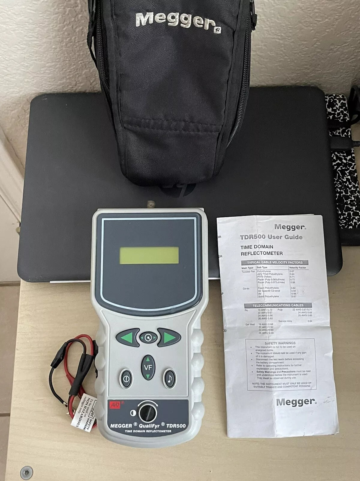 MEGGER TDR500 Time Domain Reflectometer/Cable Fault Locator