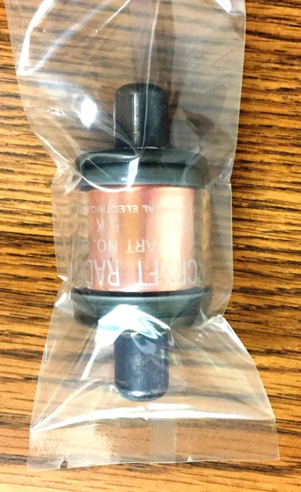 Aircraft Radio Corp P/N 8047 50 MMF 5KV Glass Tube Vacuum Capacitor