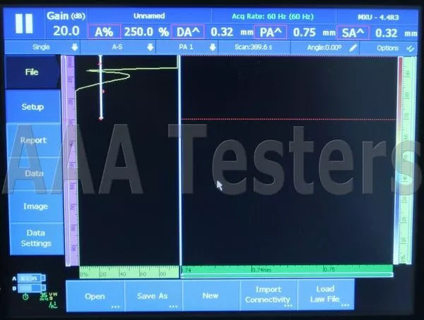 Olympus Panametrics OmniScan MX2 32:128 Ultrasonic Phased Array PA Flaw Detector - XG eqpt