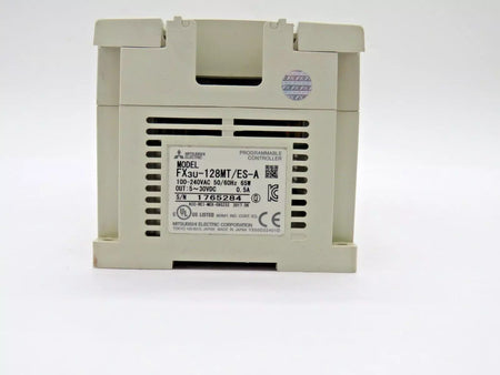 Used & Tested Mitsubishi Electric FX3U-128MT/ES PLC AC Base Unit Screw Terminal