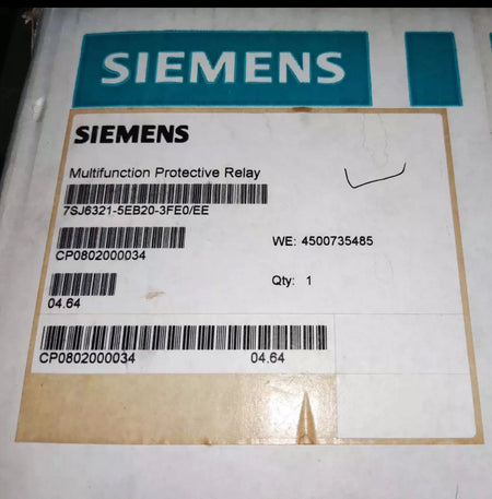 Siemens 7SJ6321-5EB20-3FE0/EE: Protection Relay Device