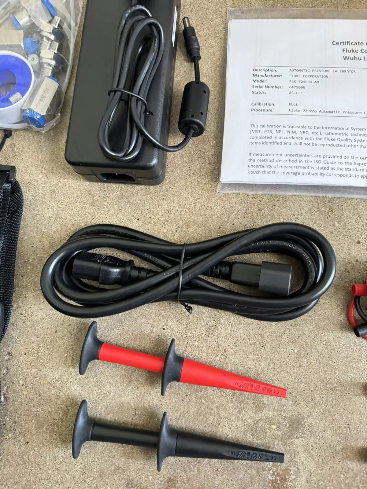 Fluke 729PRO 4M Automatic Pressure Calibrator MFG-2024/Calibrated2024-New Sealed