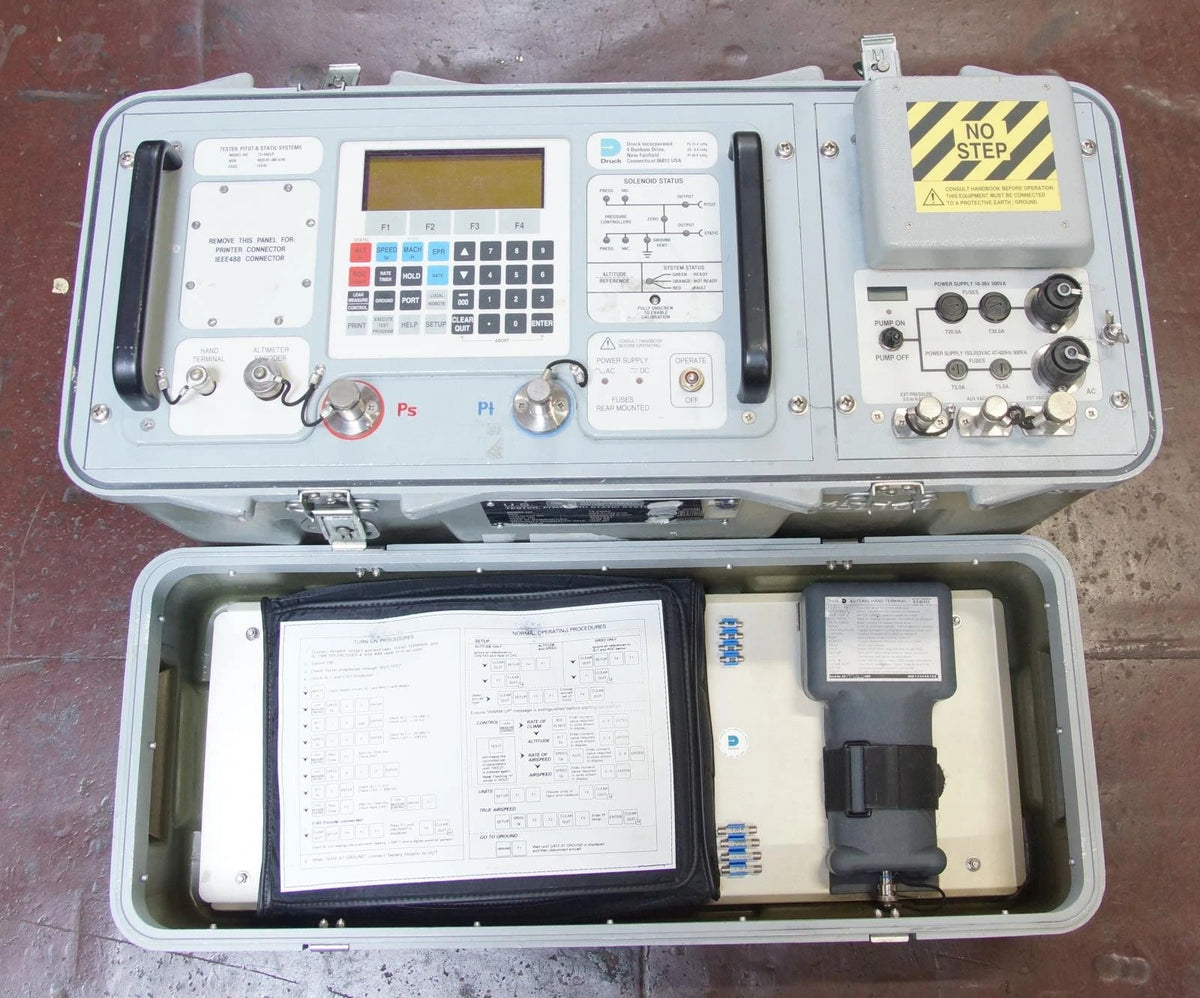 Druck ADTS405 Air Data Static Pitot Tube Airspeed Altimeter Test System
