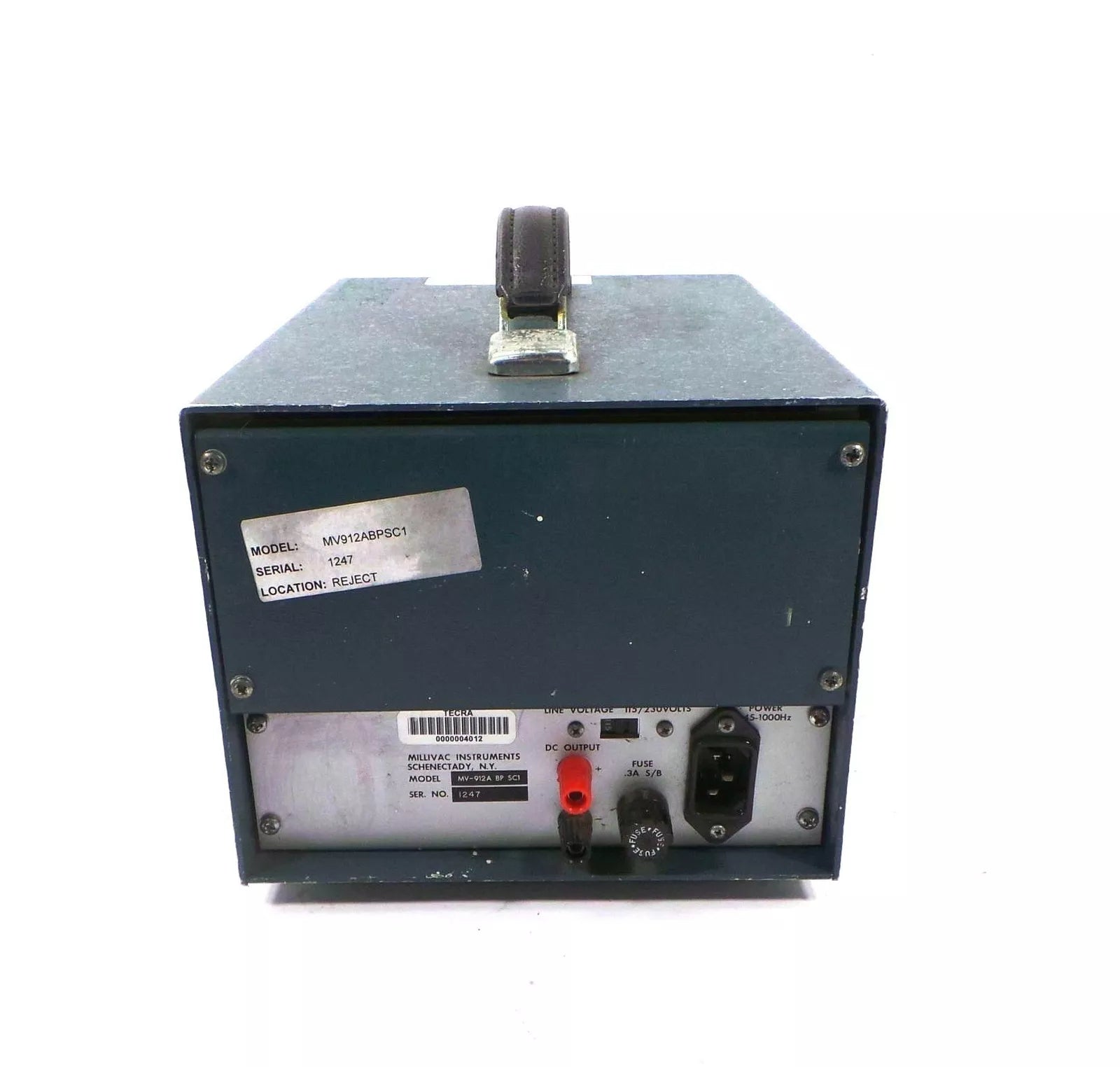 Millivac Instruments MV-912A-BP-SC1 AC Millvoltmeter