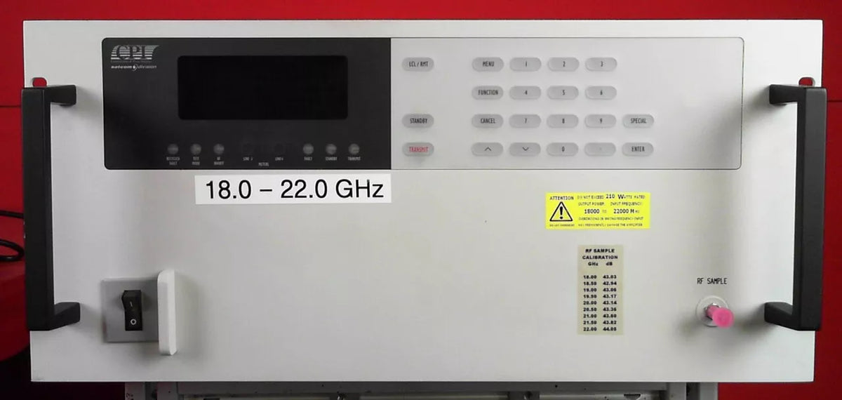Varian CPI VZK2792J1 TWT Amplifier 18GHz - 22GHz 250W