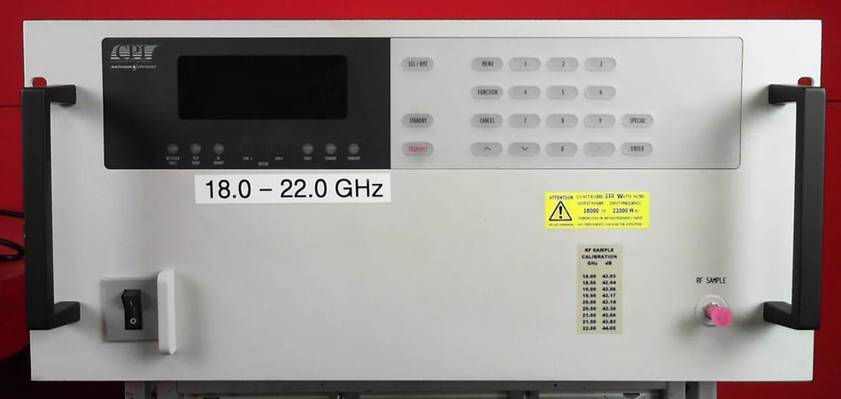 Varian CPI VZK2792J1 TWT Amplifier 18GHz - 22GHz 250W