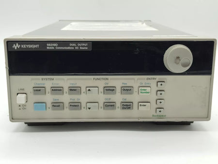 Keysight 66319D Dual Output Mobile DC Power Supply 15V 3A Battery Emulator GPIB