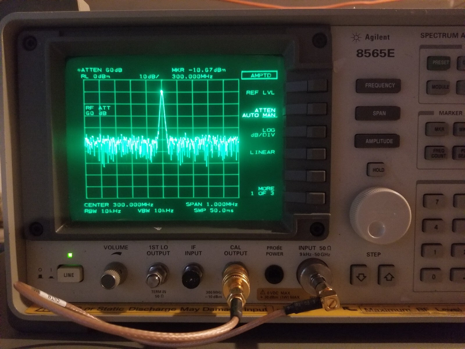 Agilent 8565E 50GHz Spectrum Analyzer