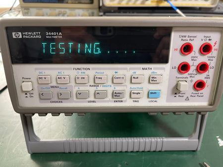 HP Agilent 34401A 6 1/2 Digit Multimeter _7539 - XG eqpt