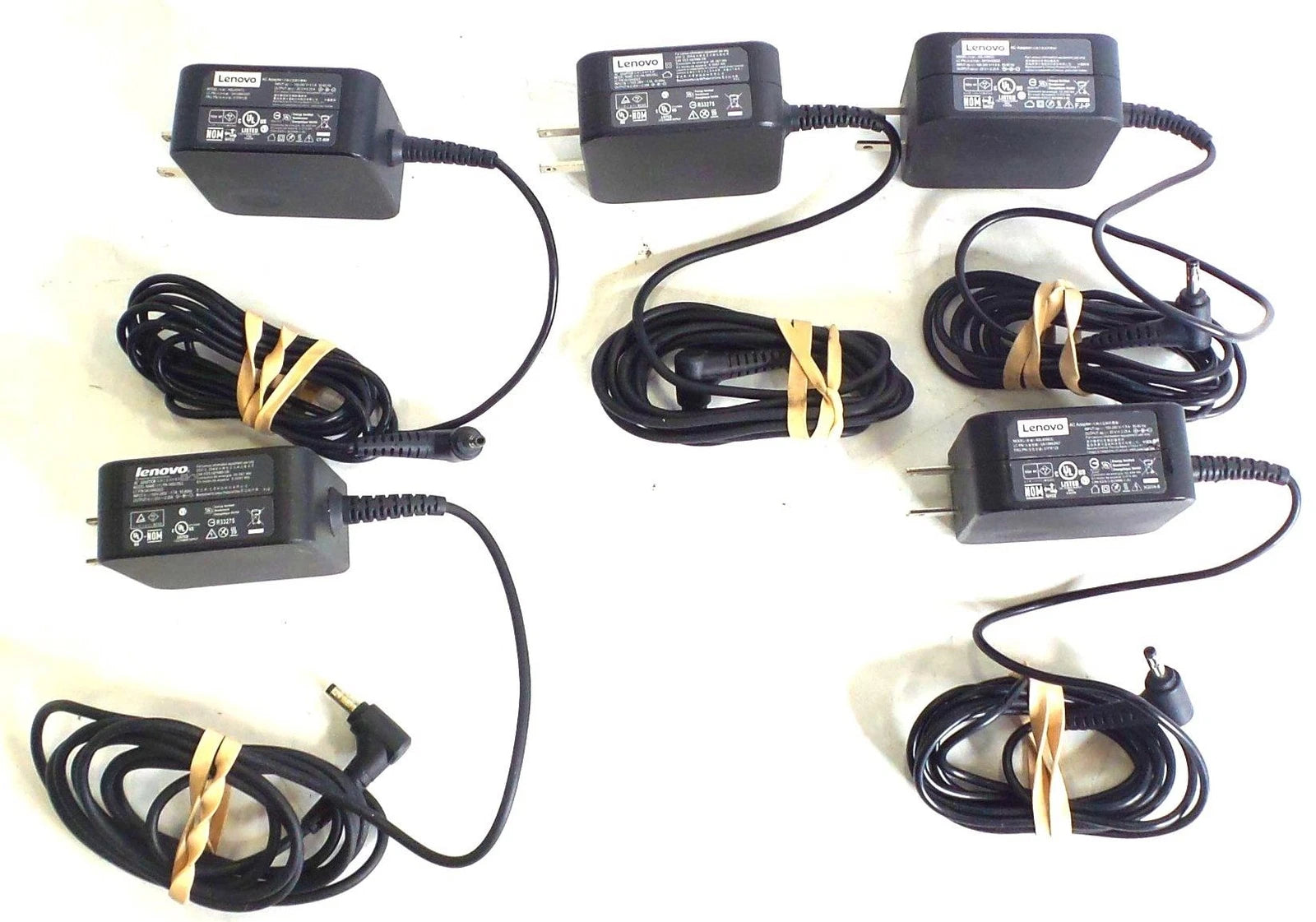Lot of 5 Lenovo  AC charger 20V/2.25A/45W - Free Shipping